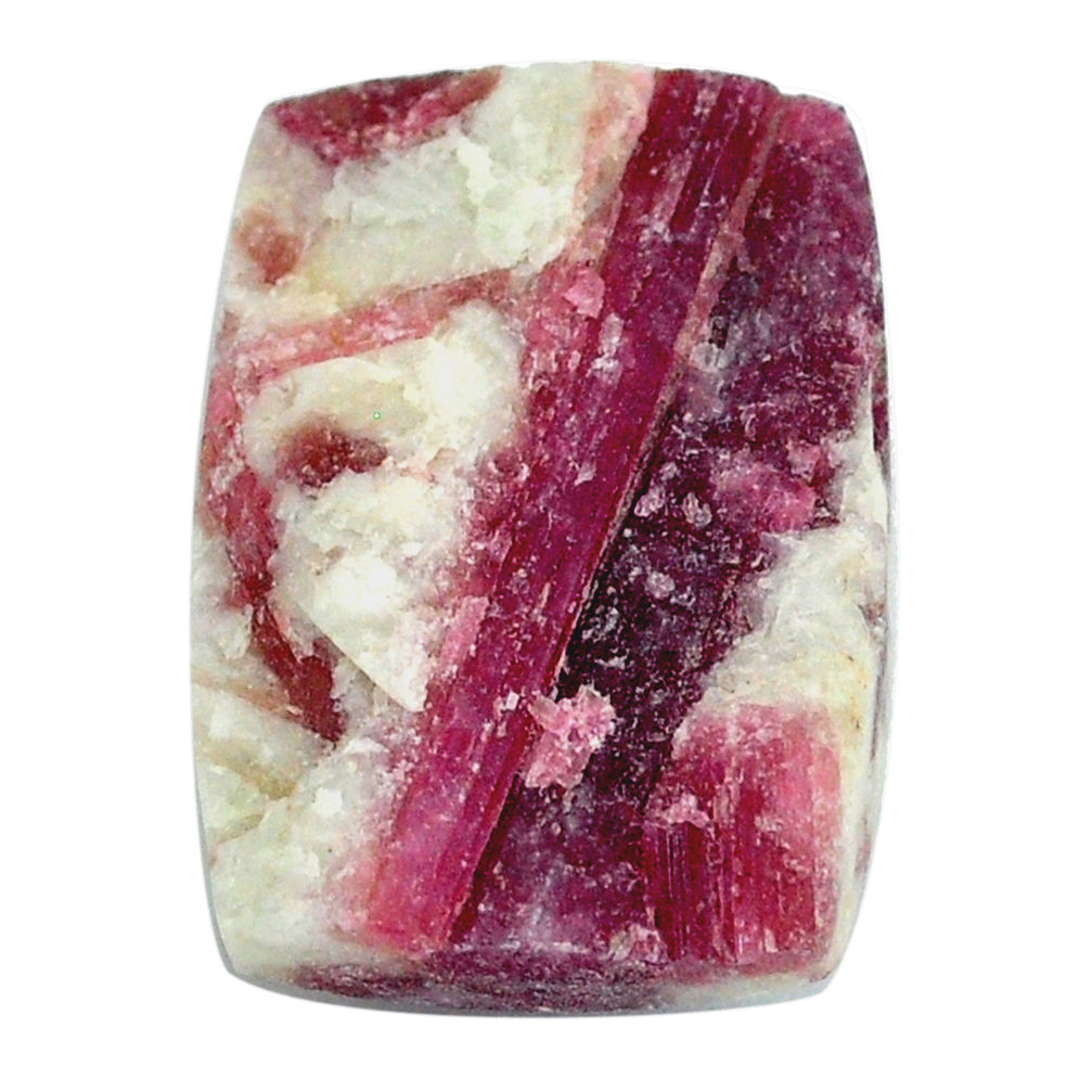 Natural 36.35cts tourmaline in quartz pink 29x20mm octagan loose gemstone s21973