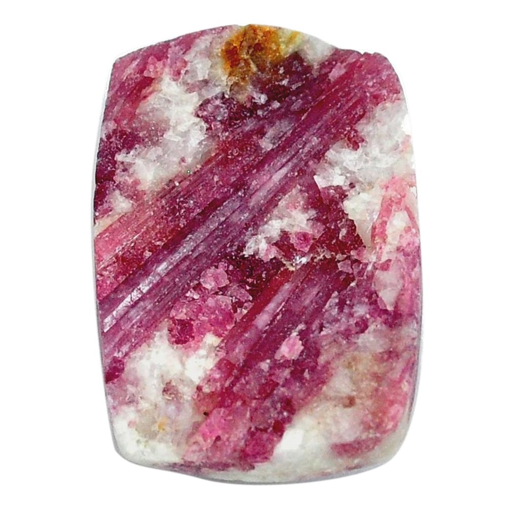 Natural 33.30cts tourmaline in quartz pink 30x20mm octagan loose gemstone s21970