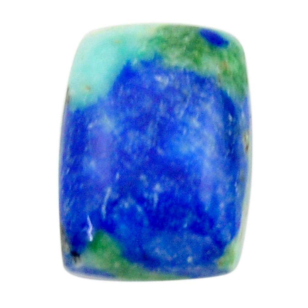 Natural 16.20cts turquoise azurite green 16.5x12mm octagan loose gemstone s18531