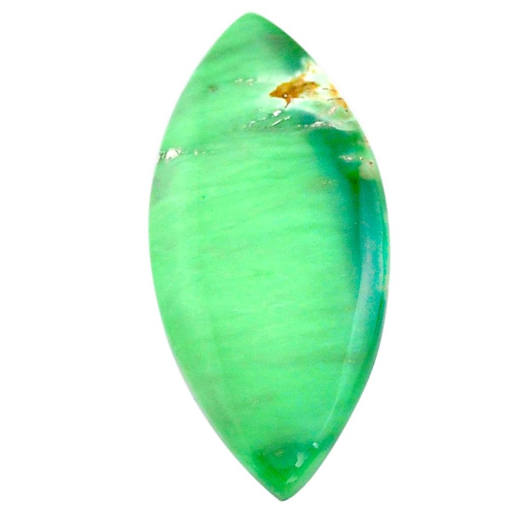 Natural 15.10cts variscite cabochon 35x15.5 mm marquise loose gemstone s22971