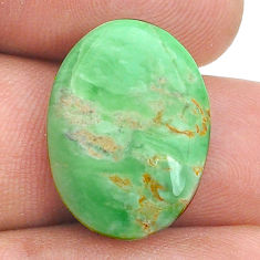 Natural 10.15cts variscite green cabochon 21x15 mm oval loose gemstone s28985