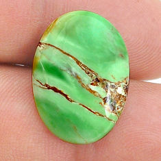 Natural 10.15cts variscite green cabochon 21x15 mm oval loose gemstone s28989