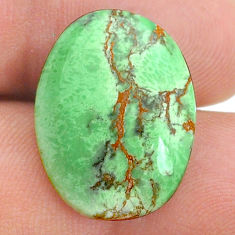 Natural 13.35cts variscite green cabochon 21x16 mm oval loose gemstone s28990