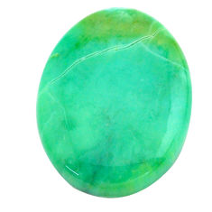 Natural 22.35cts variscite green cabochon 26x20 mm oval loose gemstone s22964