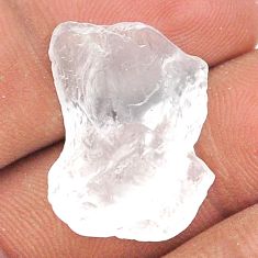 Natural 22.35cts white petalite rough 22x15 mm fancy loose gemstone s25914