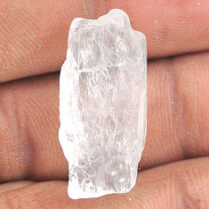Natural 21.35cts white petalite rough 25x12 mm fancy loose gemstone s25918