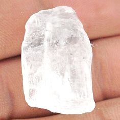 Natural 39.15cts white petalite rough 27x15 mm fancy loose gemstone s25862