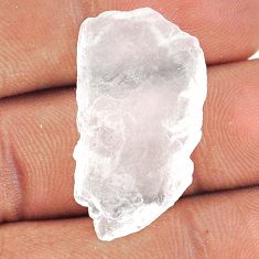 Natural 18.10cts white petalite rough 30x16 mm fancy loose gemstone s25893