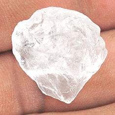 Natural 21.25cts white petalite rough 31x18 mm fancy loose gemstone s25913