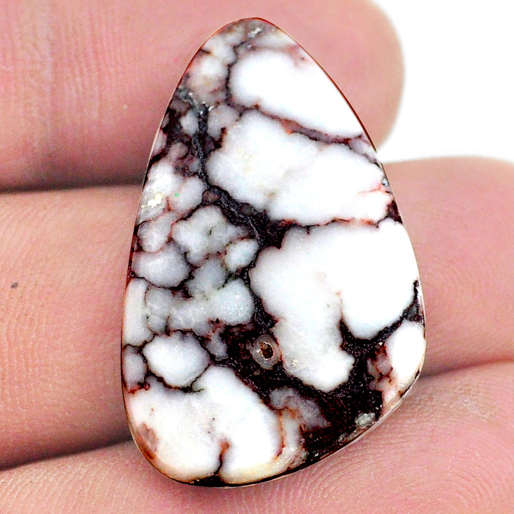 Natural 24.45cts wild horse magnesite bronze 30x19mm fancy loose gemstone s24868