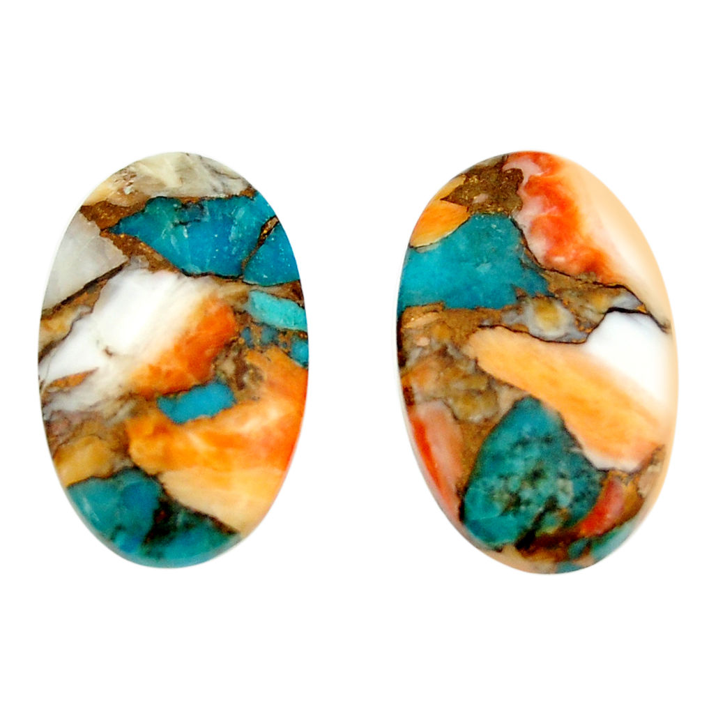 iny oyster arizona turquoise 20x12 mm loose gemstone s16824