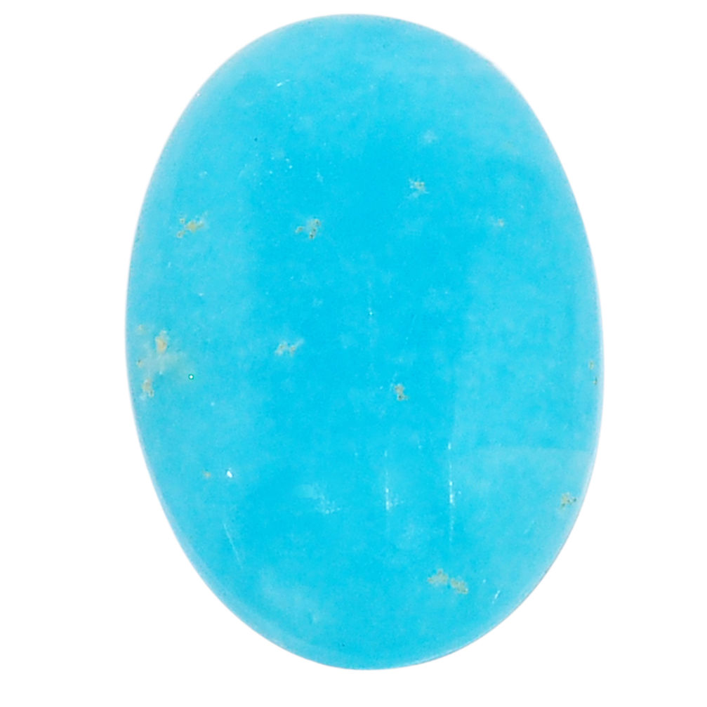 15.10cts smithsonite blue cabochon 24x15 mm oval loose gemstone s23311
