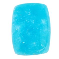 18.25cts smithsonite blue cabochon 24x16.5 mm octagan loose gemstone s23338