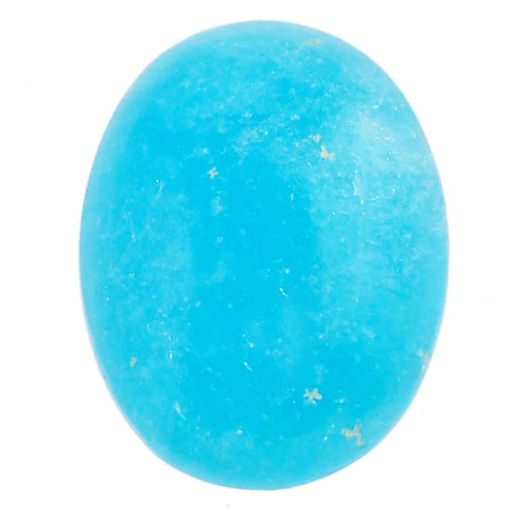 18.25cts smithsonite blue cabochon 25.5x18 mm oval loose gemstone s23329