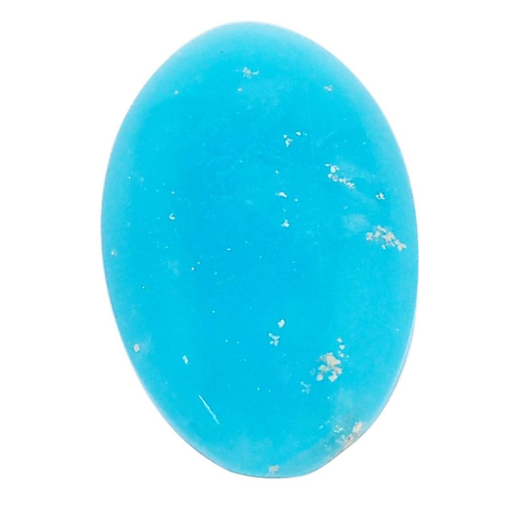 14.05cts smithsonite blue cabochon 26x16 mm oval loose gemstone s23333