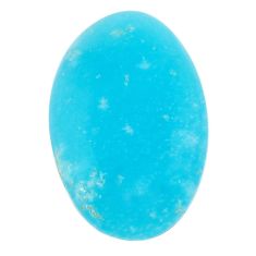 20.10cts smithsonite blue cabochon 31x19 mm oval loose gemstone s23339