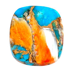 22.95cts spiny oyster arizona turquoise cabochon 23.5x20mm loose gemstone s26176