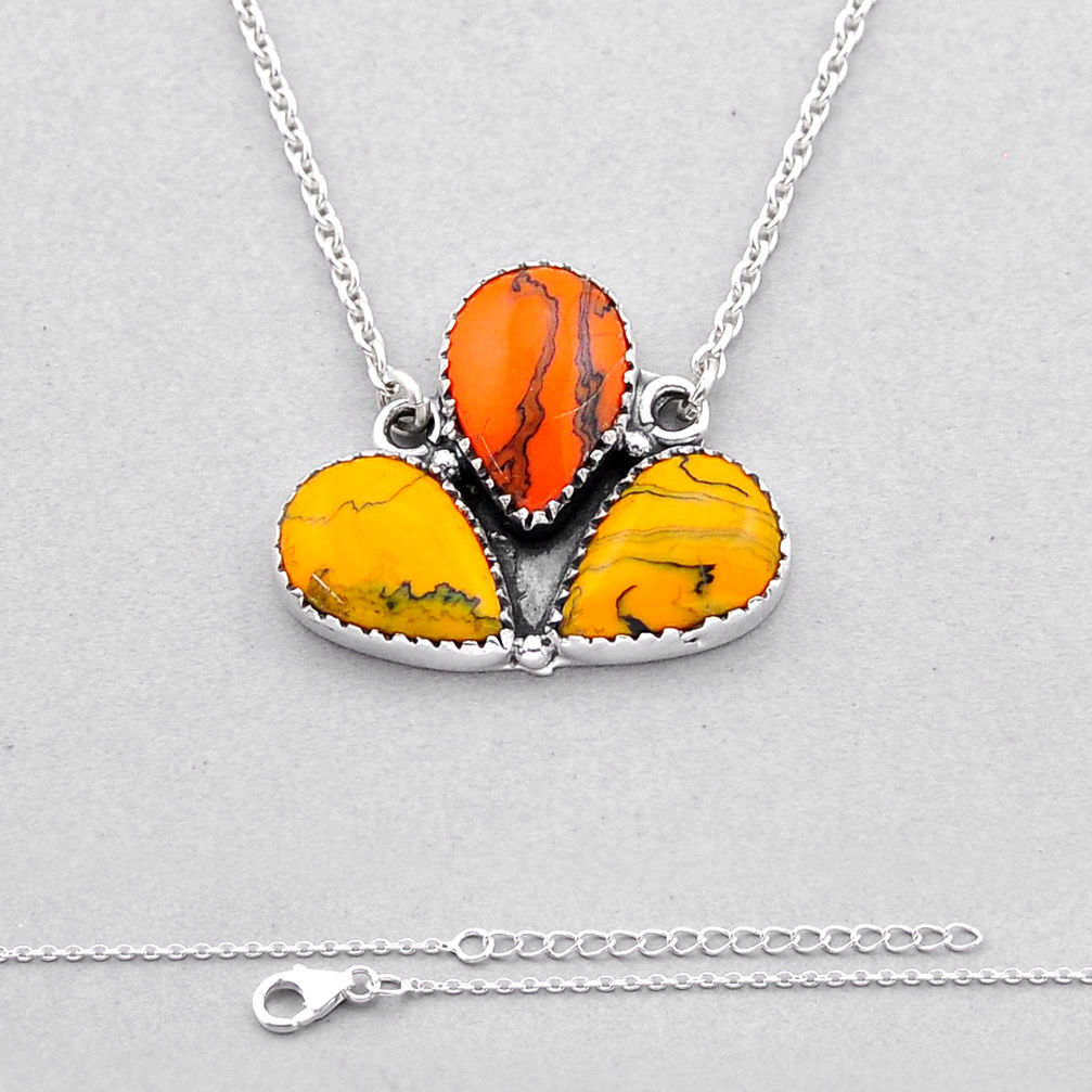 925 sterling silver 17.16cts pool ball pear shape necklace jewelry n53048