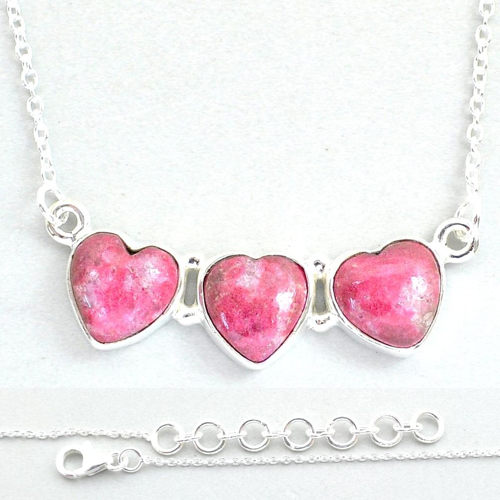 Thulite necklace store