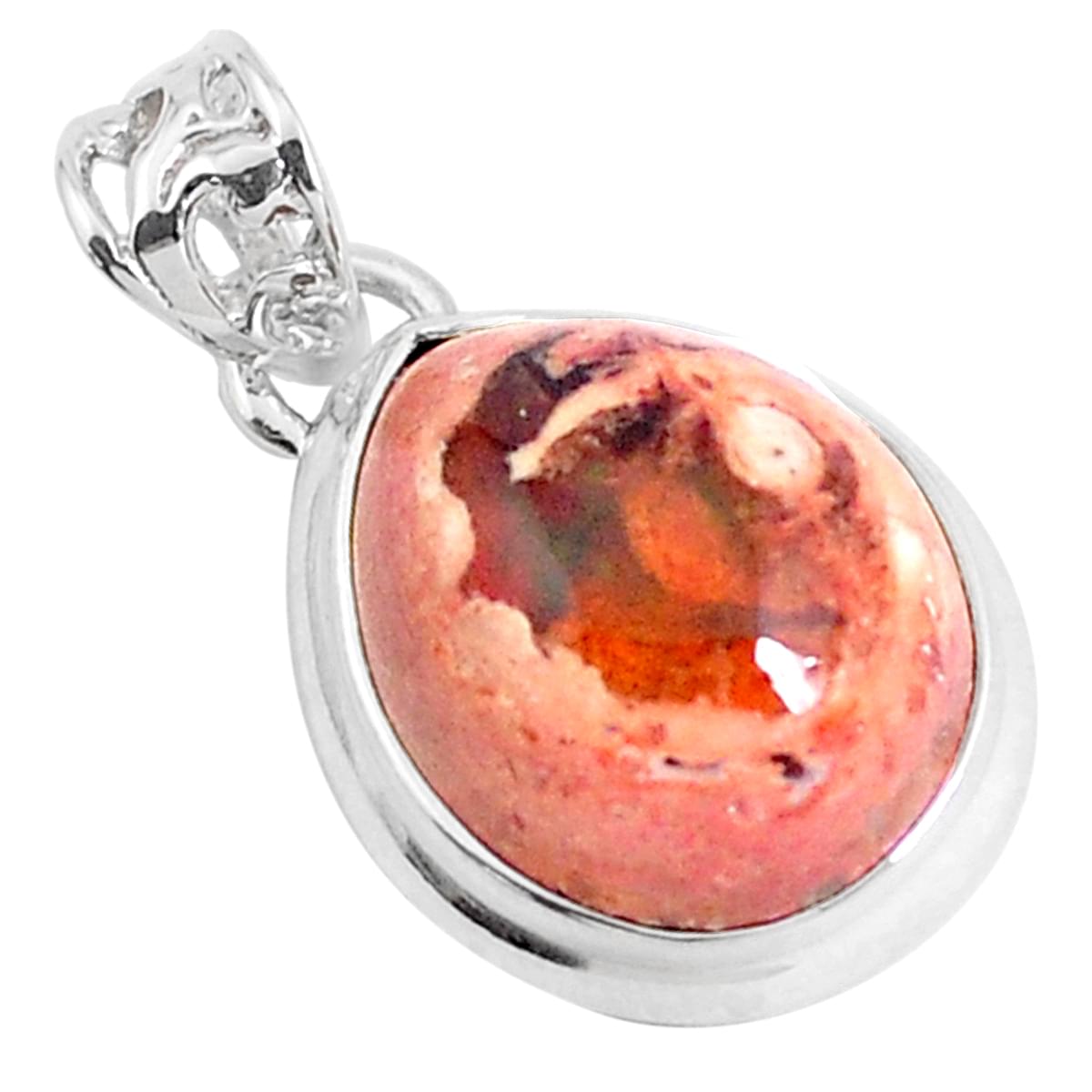 mexican fire opal necklace