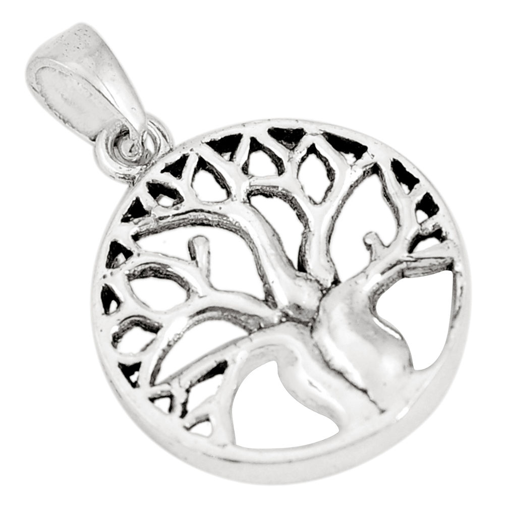 3.26gms indonesian bali style 925 silver tree of connectivity pendant c8962