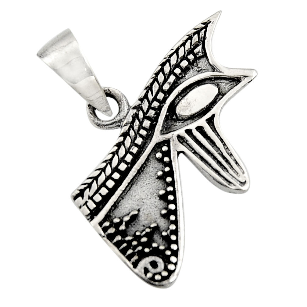 2.89gms indonesian bali style solid 925 sterling silver pendant jewelry c8975