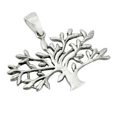 3.26gms indonesian bali style 925 silver tree of connectivity pendant c8978