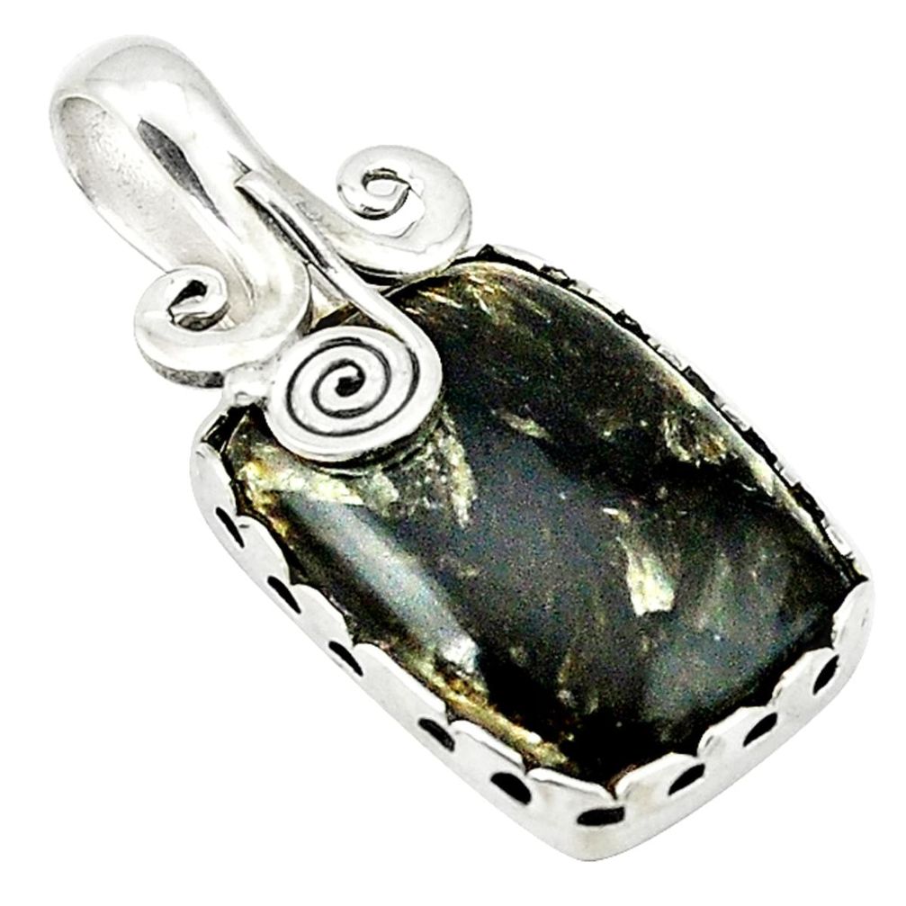 raphinite (russian) 925 sterling silver pendant d1350