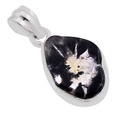 925 silver 8.79cts natural cacoxenite super seven (melody stone) pendant n39932