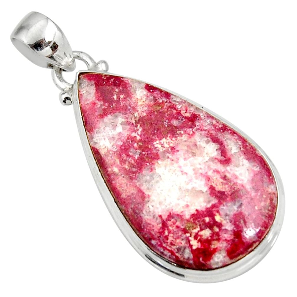 cts natural pink thulite (unionite, pink zoisite) pendant d41436