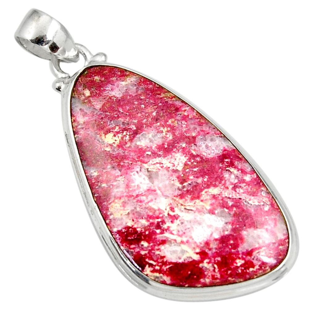 cts natural pink thulite (unionite, pink zoisite) pendant d41444