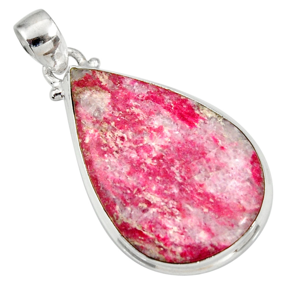 cts natural pink thulite (unionite, pink zoisite) pendant d41447