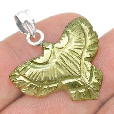 925 sterling silver 27.11cts eagle natural apache gold pendant u75243