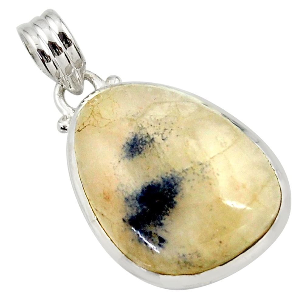 ver 25.60cts natural blue dumortierite pendant jewelry d45396