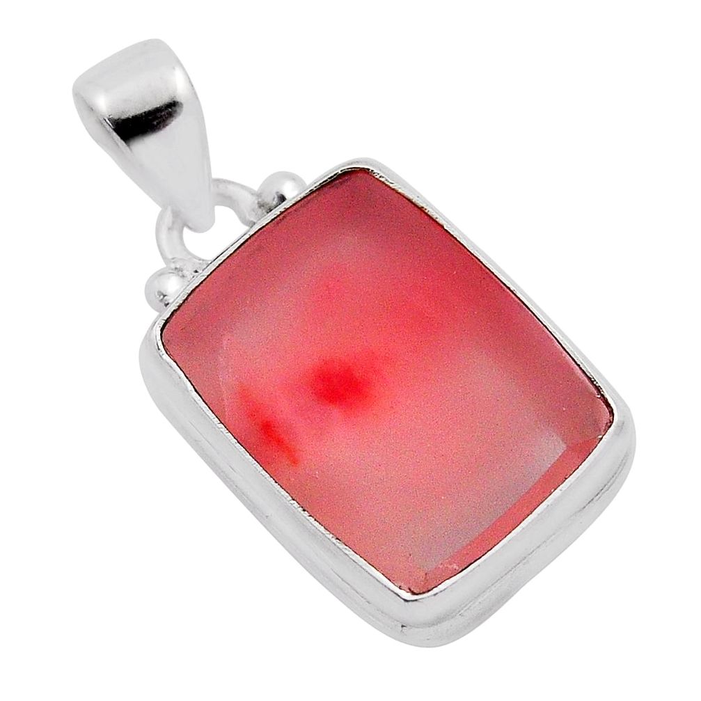 925 sterling silver 13.27cts natural honey botswana agate pendant jewelry n25432