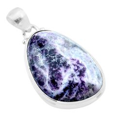 925 sterling silver 23.92cts natural kammererite fancy pendant jewelry t46039