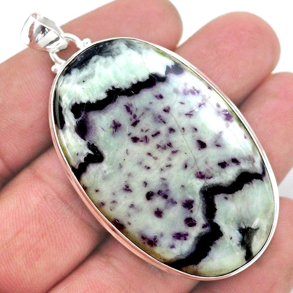 925 sterling silver 70.50cts natural kammererite pendant jewelry t46208