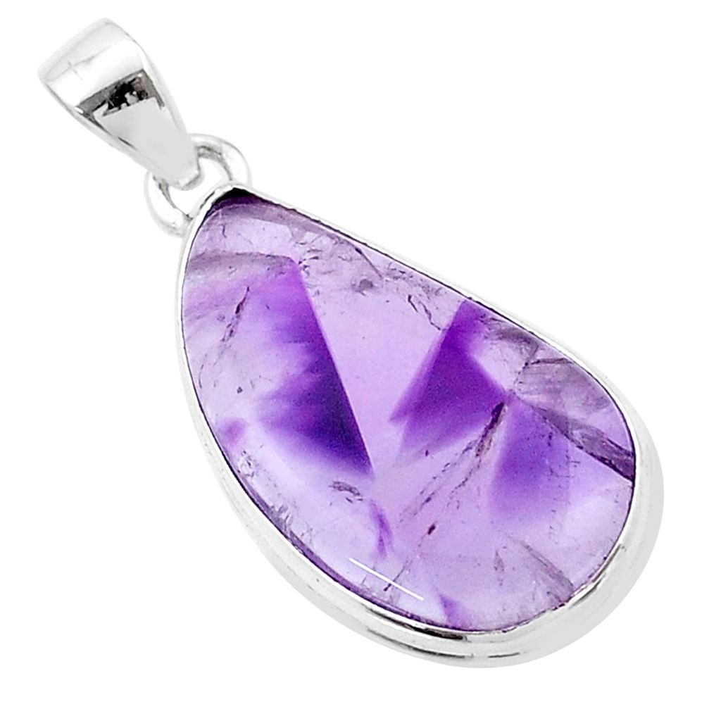 925 sterling silver 13.37cts natural multi color fluorite pendant jewelry u40495