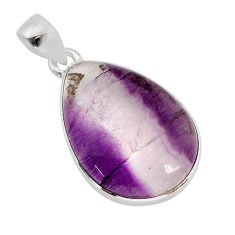 925 sterling silver 14.47cts natural multi color fluorite pendant jewelry y77689