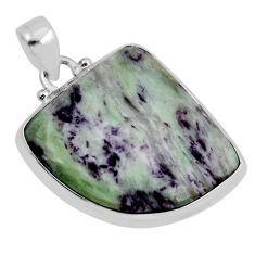 925 sterling silver 26.06cts natural purple sugilite pendant jewelry y54295