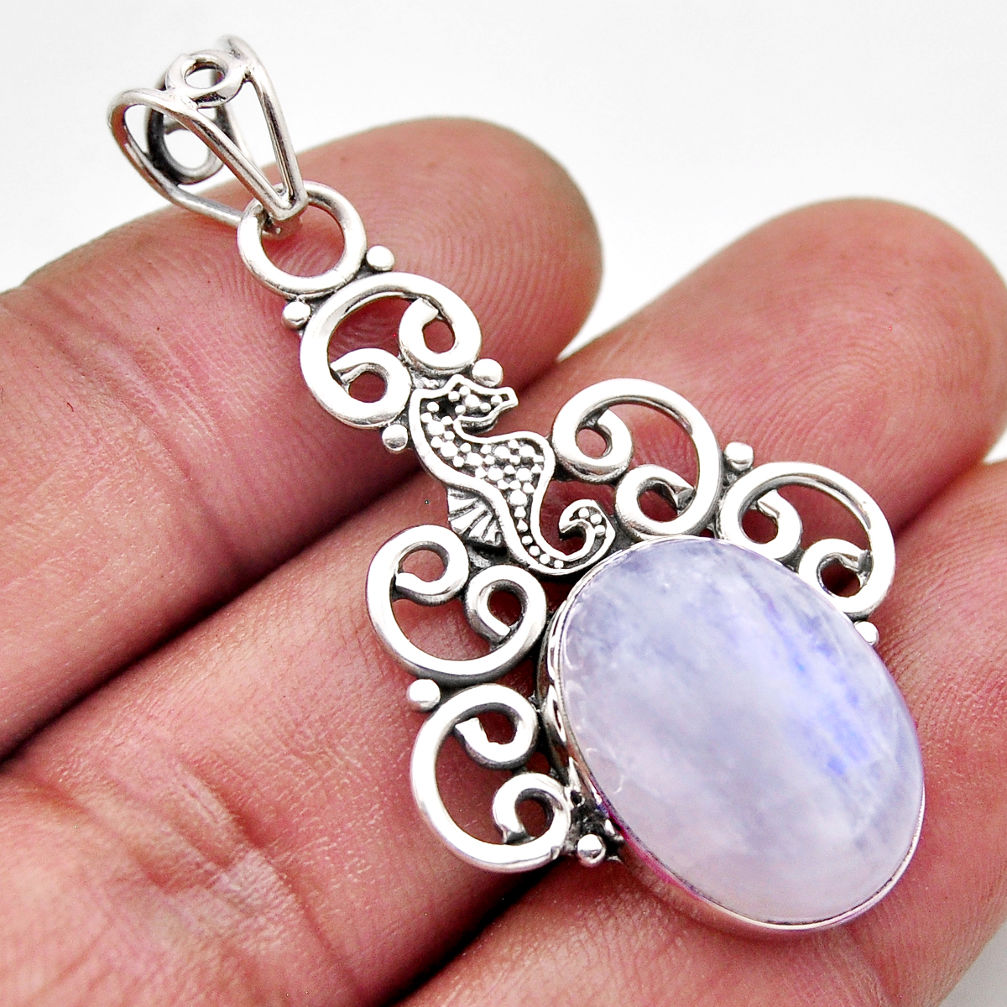 Natural moonstone pendant hot sale