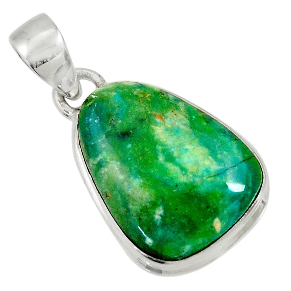 ver 12.22cts natural green opaline fancy pendant jewelry d36406