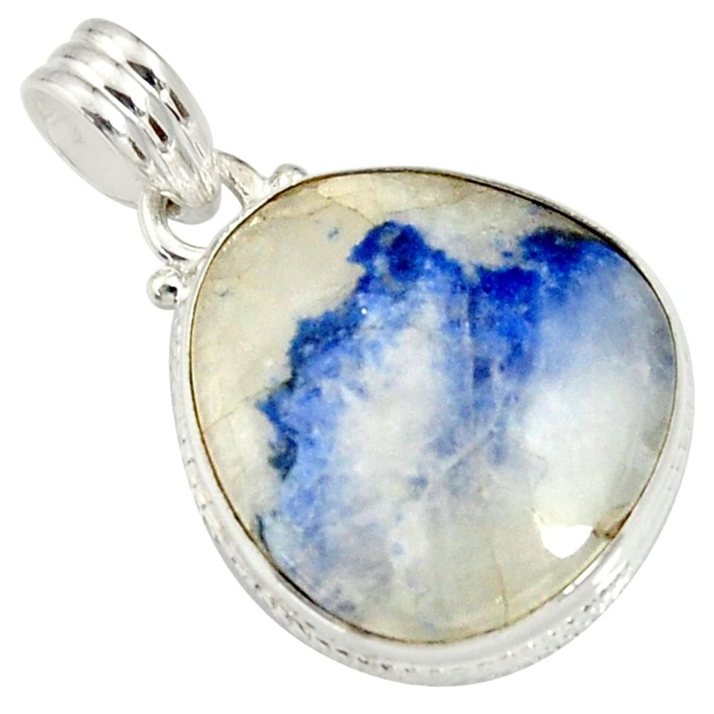  blue dumortierite 925 sterling silver pendant jewelry d37279