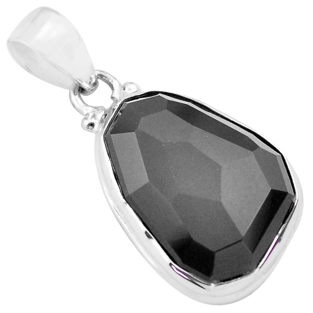  natural rainbow obsidian eye 925 sterling silver pendant p71942