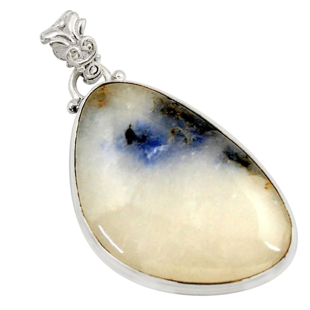  blue dumortierite 925 sterling silver pendant jewelry d45469