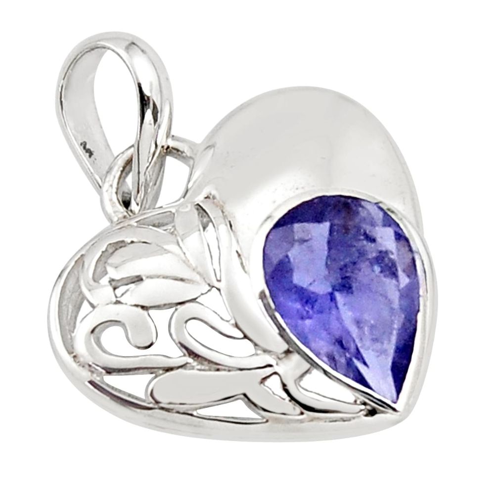 sterling silver heart pendant jewelry d45617