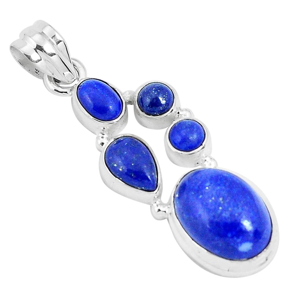  blue lapis lazuli 925 sterling silver pendant jewelry p29731