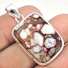 19.05cts natural bronze wild horse magnesite 925 sterling silver pendant u21934