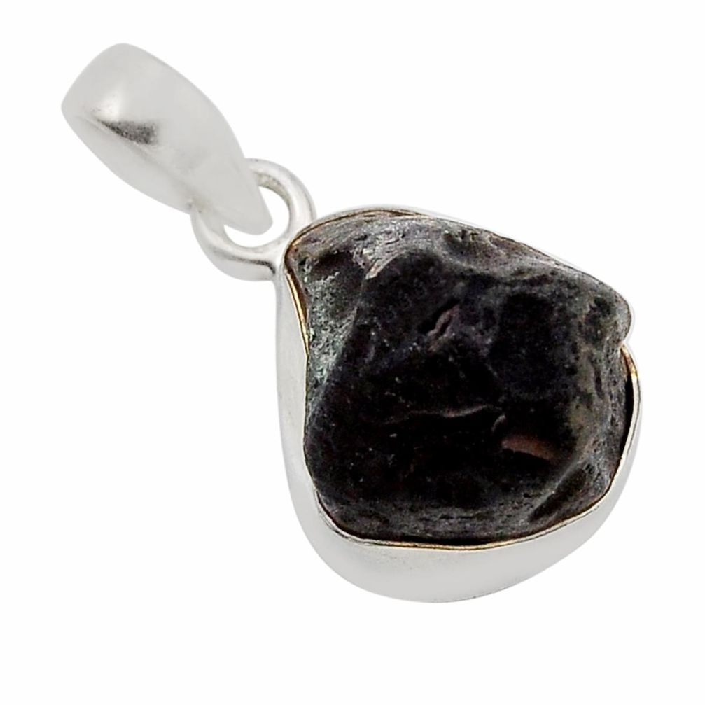 7.51cts natural brown chintamani saffordite 925 sterling silver pendant y90741