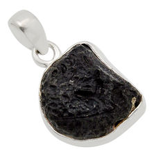 8.96cts natural brown chintamani saffordite 925 sterling silver pendant y90745
